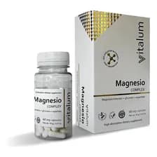 Vitalum Magnesio Complex Frasco 60 Capsulas Sin Sabor