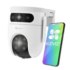 Camara De Seguridad Wifi Domo 3k Doble Lente Color Ezviz Blanco