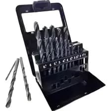 Set Juego Mechas Acero Rapido 19 Pzs Metal 1 A 10 Lusqtoff