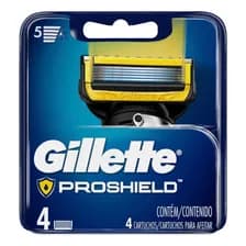 Cartucho De Rastrillo Gillette Proshield Con 5 Hojas Para Rasurar La Barba 4 Uds