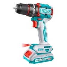 Taladro Percutor Inalámbrico Brushless 20v 66nm Con Baterias, Cargador Y Maletín Total Turquesa 50/60hz