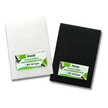 Pack 100 Tapas Para Encuadernar Stendy A4: 50 Cristal Transparente Y 50 Negras Blanco Y Cristal