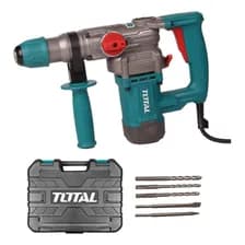 Rotomartillo Sds Plus Profesional 1050w Total Perfora Y Demuele Ideal Trabajos Pesados Turquesa