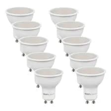 Pack X 10 Lamparas Dicroicas Led 7w Luz Calida 110º 560lm Gu10 Color De La Luz Blanco Calido Trefilight