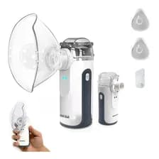 Nebulizador Mesh Ultrasonico Portatil Adultos Niños Magesa Color Blanco