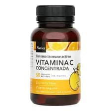 Vitamina C Concentrada Natier X 50 Cápsulas Sin Sabor