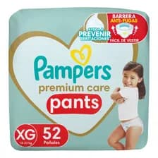 Pañales Pampers Premium Care Pants Xg X 52 Unidades