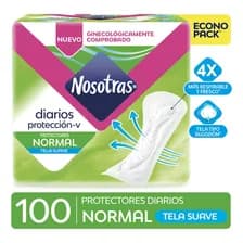 Protector Nosotras Normal X100 Unidades