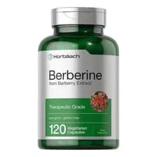 Horbaach Berberina Hcl 500mg 120 Cápsulas Liberación Rápida Gluten Free Neutro