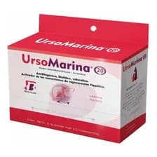 Urso Marina Suplemento Hepático Perro Gato Medianos Hasta 20kg 50 Comprimidos