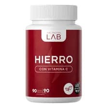 Hierro Con Vitamina C 90 Cápsulas 3 Meses Alta Absorción The Protein Lab Neutro