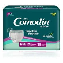 Ropa Interior Descartable Comodin G/eg X 16 Un Talle G/xg