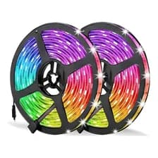 Tira Led 5050 Rgb Exterior X10m Veoquiero Kit Fuente Control