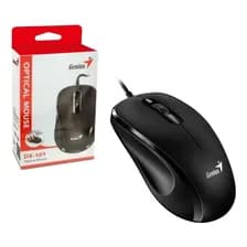 Mouse Genius Dx 101 Óptico Usb Negro Con Cable