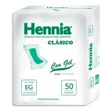 Pañales Hennia Adultos Descargables Extra Grande 50 Unidades