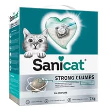 Arena Aglomerante Para Gatos Sanicat Strong Clumps 7 Kg