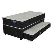 Sommier Marinero Sueño Dorado Bw Una Plaza Y Media 90 X 190 Cm Negro