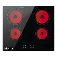 Anafe Eléctrico Vitrocerámico Xplode Moma Dz4001 4 Hornallas Negro Táctil