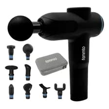 Pistola Masajeadora Portátil Batería Recargable Usb-c Femmto Relajación Bienestar Negro