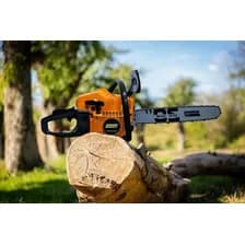 Motosierra Naftera Explosion Lusqtoff 52cc 2,5hp Garden Plus Color Naranja
