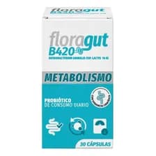 Suplemento En Cápsula Floragut B420 Probiotico Sin Sabor