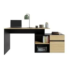 Escritorio Articulado Oslo Moderno Oficina 1 Cajon Recto O En L Funcional Flexible