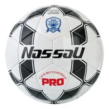 Pelota Futbol Nassau Pro Championship Profesional Cosida N°5 Campo Color Blanco/negro