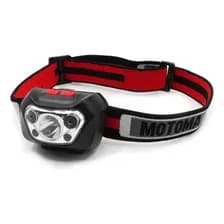 Linterna Frontal Led Motoma Vincha 450 Lumens 6 Modos Ipx4 Blanco Negro