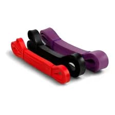 Kit 3 Bandas Elásticas Dominadas Resistencia Asistencia Gym Kit
