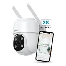 Camara De Seguridad Exterior Ip Unnic Domo Motorizada Usb Vision Noctura Full Ultra Hd 2k Blanco