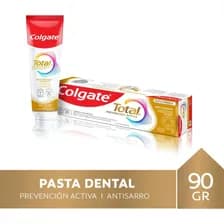 Pasta Dental Colgate Total Antisarro Con Flúor 90 G