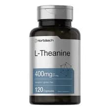 L-theanine | L-teanina | 400mg En 2 Caps | Horbaach | 120 Cápsulas Sin Sabor