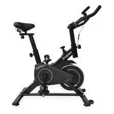 Bicicleta Fija Spinning Droplet Sp4plus Negra Bluetooth 4kg Resistencia Negro