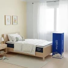 Colchon De Resorte Dyvan Alta Densidad Tecnologica 1 Plaza Blanco