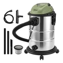 Aspiradora Sopladora Industrial Multifunción 1400w 25l Delhi Color Plateado