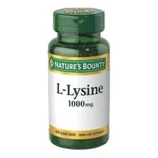 Nature's Bounty L-lysine 1000 Mg X 60 Tabletas Sin Sabor