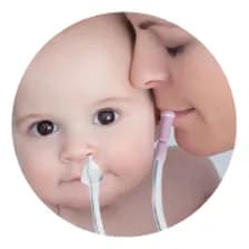 Aspirador Nasal Sacamoco Succión Con Manguera Loopi 8724 Color Blanco
