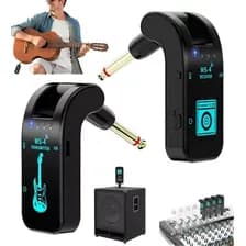 Transmisor Receptor Inalámbrico Guitarra Bajo 2.4ghz Uhf