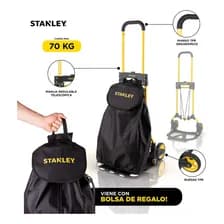 Carro Zorra Plegable 70kg Stanley + Bolsa Fs