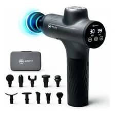Pistola Masajeadora Melfit Rehabilitacion Lesiones Muscular Color P1000 Negro