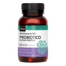 Natier Probiótico Vegano Saccharomyces Cerevisiae 50 Cápsulas Sin Sabor