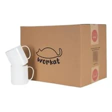 Tazas Sublimables Polímero 320 Ml Blancas Pack 36 Blanco