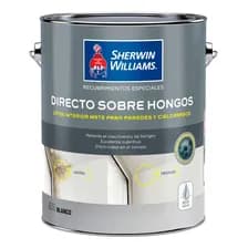 Sherwin Latex Interior Directo Sobre Hongo Color Blanco 4l Mate