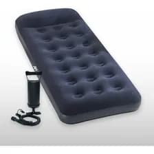 Colchon Inflable 1 Plaza Almohada Alpina 188x75x25 Inflador