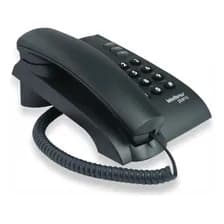 Teléfono Linea Fijo Intelbras Pleno Flash Recall Mute Pared Negro