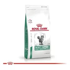 Alimento Royal Canin Veterinary Satiety Support Weight Management Para Gato Adulto Sabor Mix De 1.5 kg
