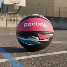 Pelota Basket Reebok Z-go No 7 Entrenamiento Goma Azul/negro/rosa