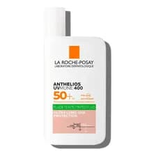 La Roche-posay Anthelios Uvmune 400 Oil Control Fluido Fps50+ Con Color, Protector Solar, 12 Horas De Protección Con Efecto Matificante, Control De Exceso De Grasa En La Piel, Acabado Seco, 50 Ml