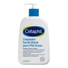 Gel Limpiador Facial Espumoso Cetaphil Para Piel Sensible, Mixta A Grasa X 473 Ml Día/noche