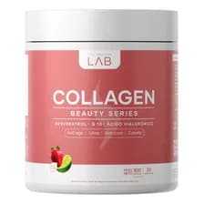 Colágeno Hidrolizado Beauty Series 300g Ácido Hialurónico Coq10 The Protein Lab Sabor Frutilla Lima